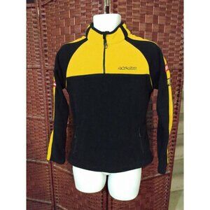 Womens Ski-doo Team 1/4 Zip Fleece Jacket Top Wasp Bee logo Small Snowmobile